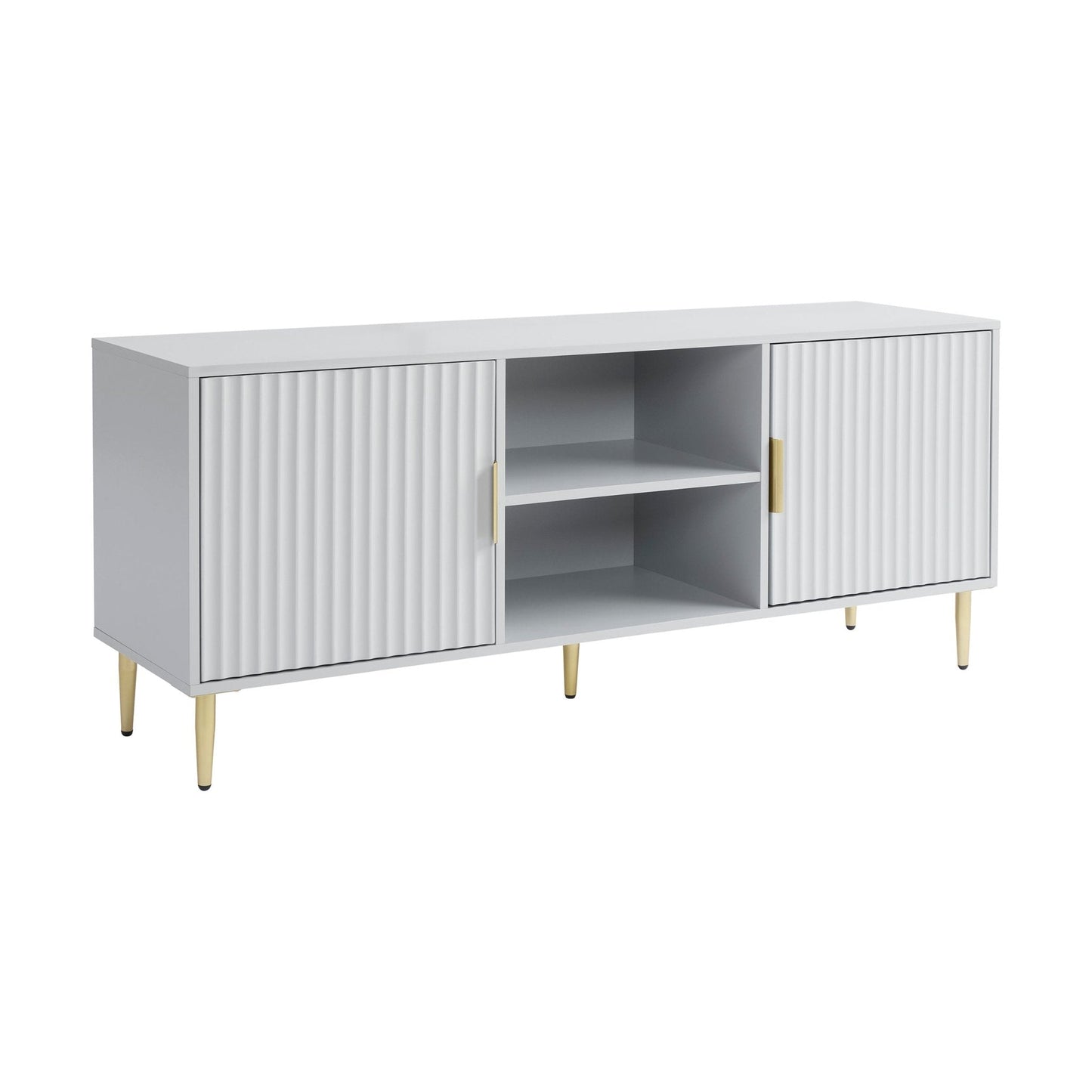 DUS-CC2-05066 Grade-B Dusk Evie TV Unit - Grey RRP £202.00