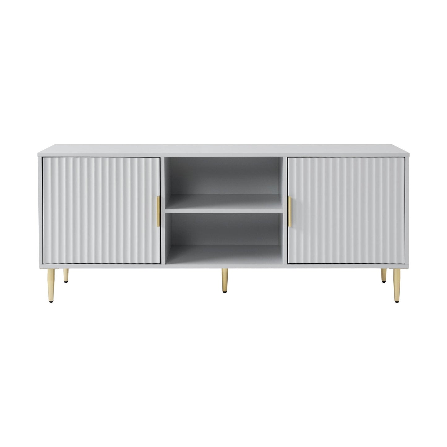 DUS-CC2-05066 Grade-B Dusk Evie TV Unit - Grey RRP £202.00