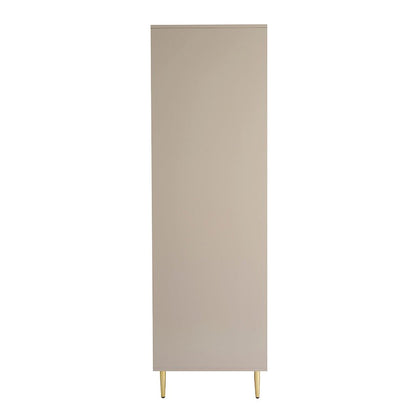 DUS-CC2-03876 Grade-B Dusk Evie 2 Door Wardrobe with Drawers - Taupe RRP £319.00