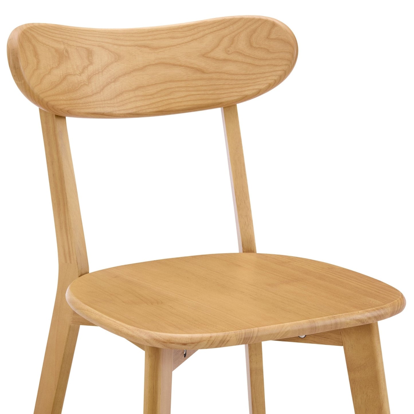 DUS-GOL-04867 Grade-B Dusk Georgia Set of 2 Dining Chairs - Light Wood RRP £149