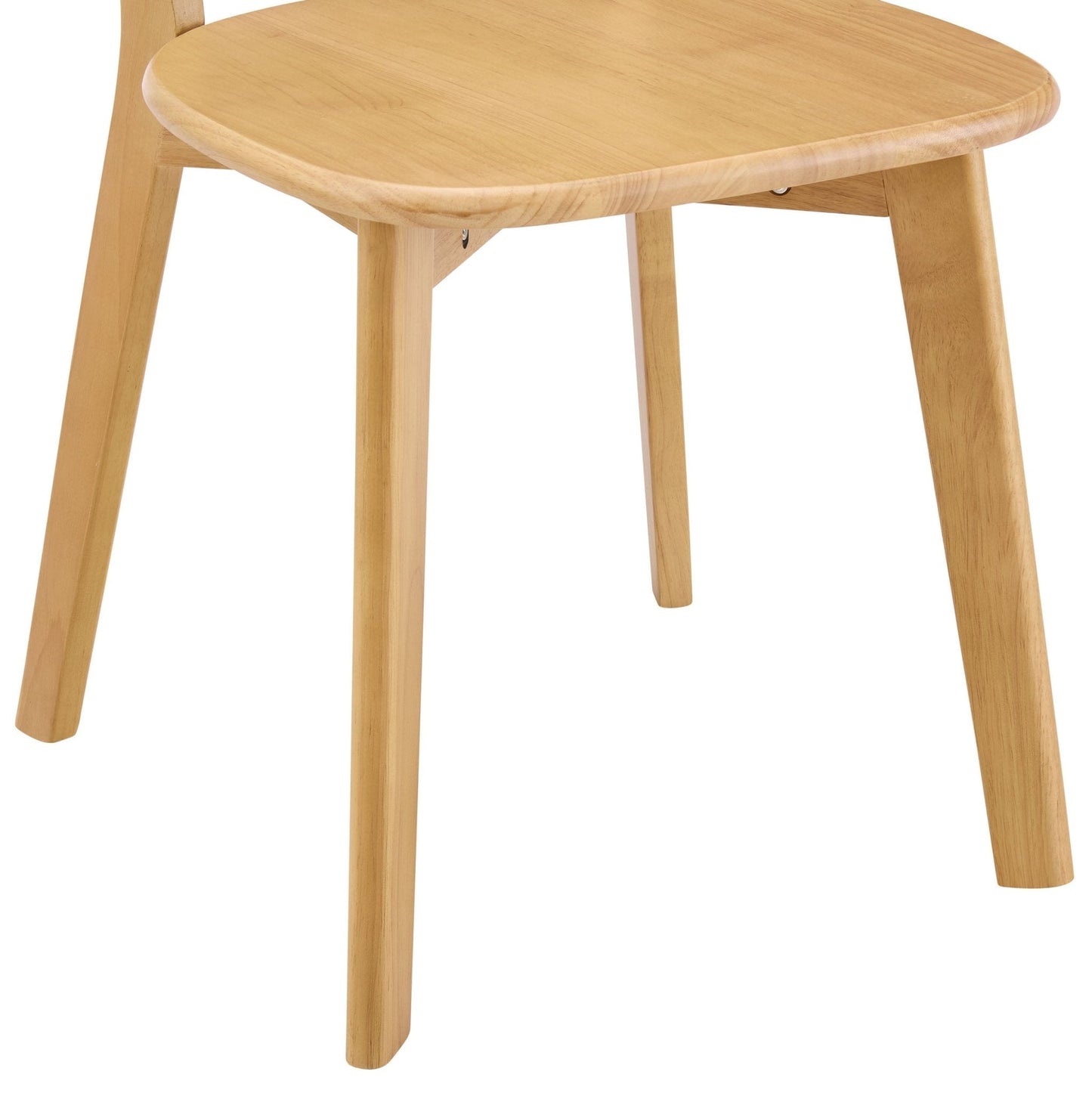 DUS-GOL-04867 Grade-B Dusk Georgia Set of 2 Dining Chairs - Light Wood RRP £149