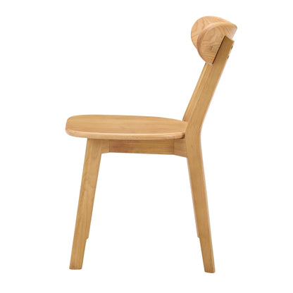 DUS-GOL-04867 Grade-B Dusk Georgia Set of 2 Dining Chairs - Light Wood RRP £149