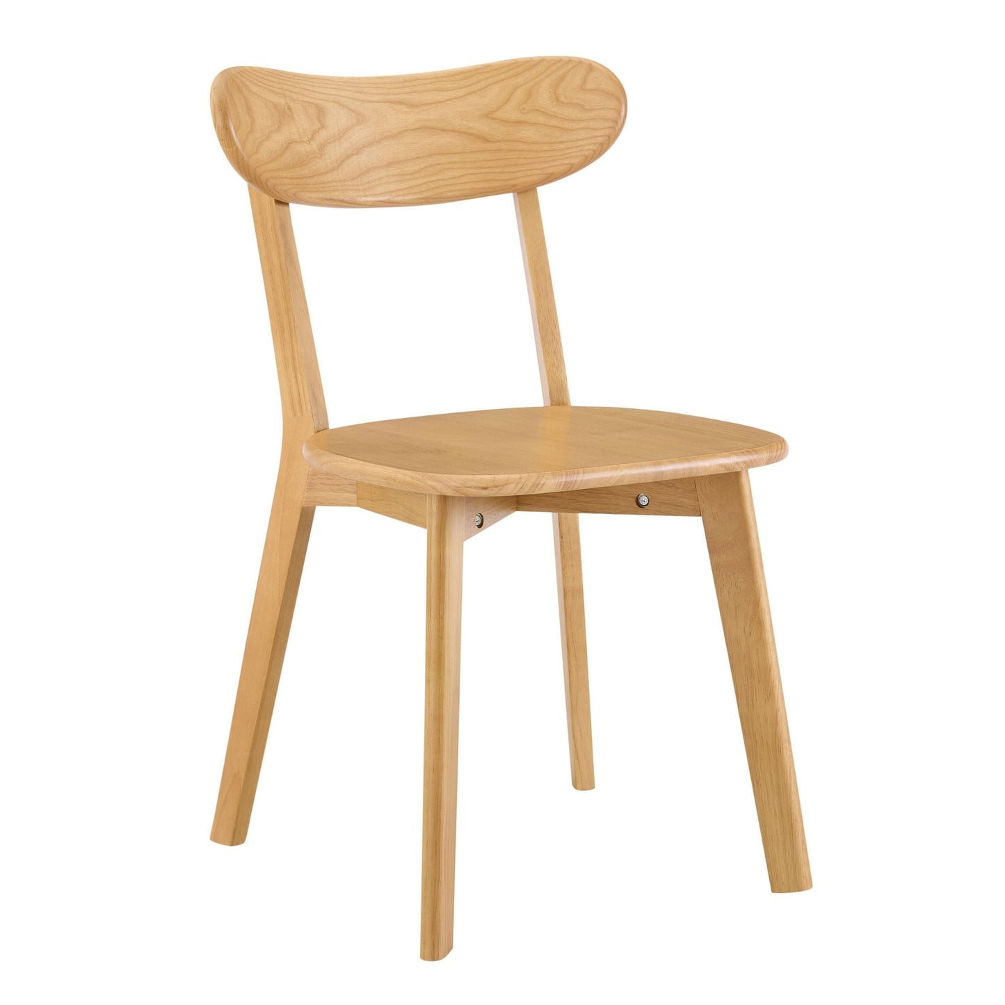 DUS-GOL-04867 Grade-B Dusk Georgia Set of 2 Dining Chairs - Light Wood RRP £149