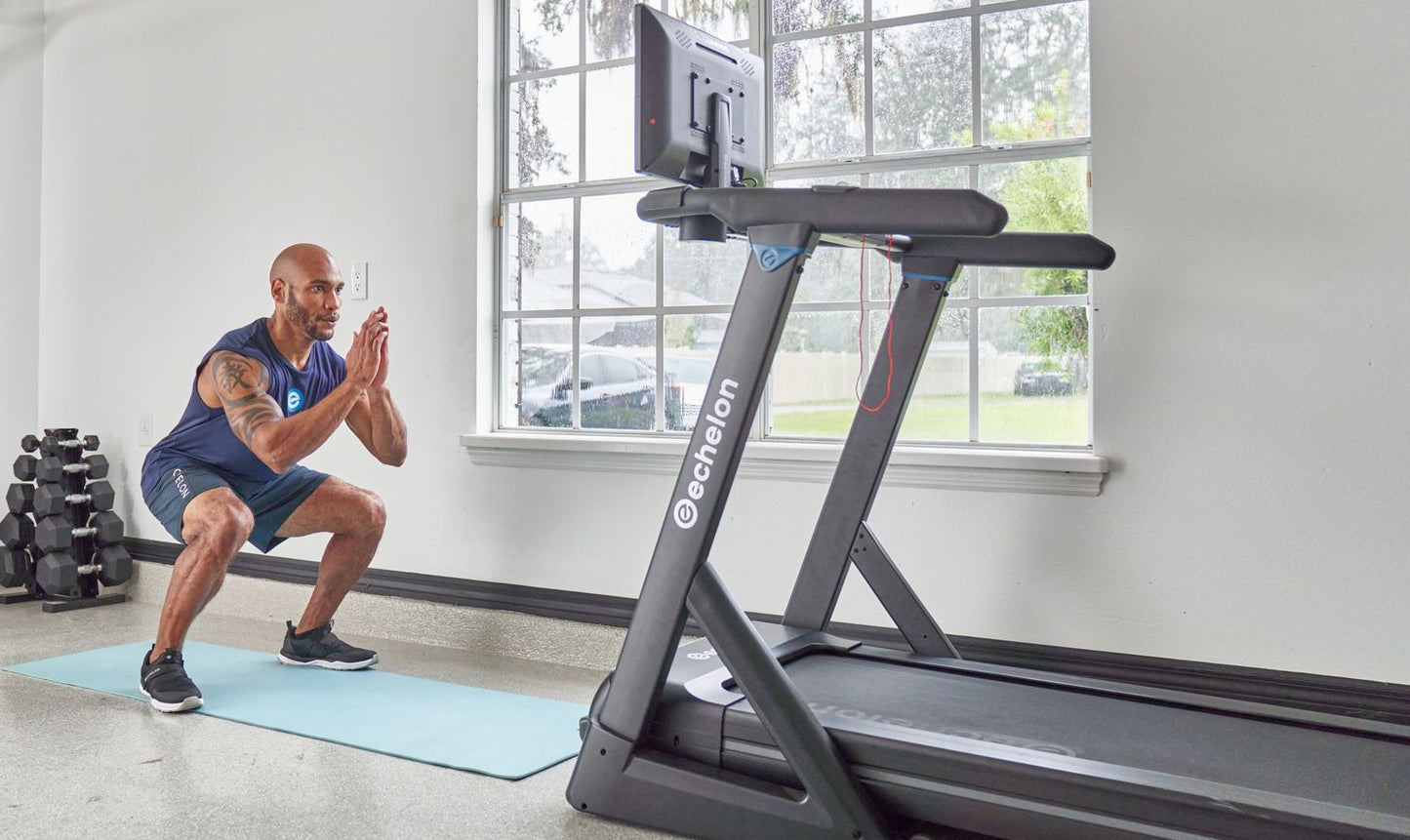 ECH-APM-01587 Grade-BER Echelon Stride-4s Foldable Connected Treadmill RRP £1899