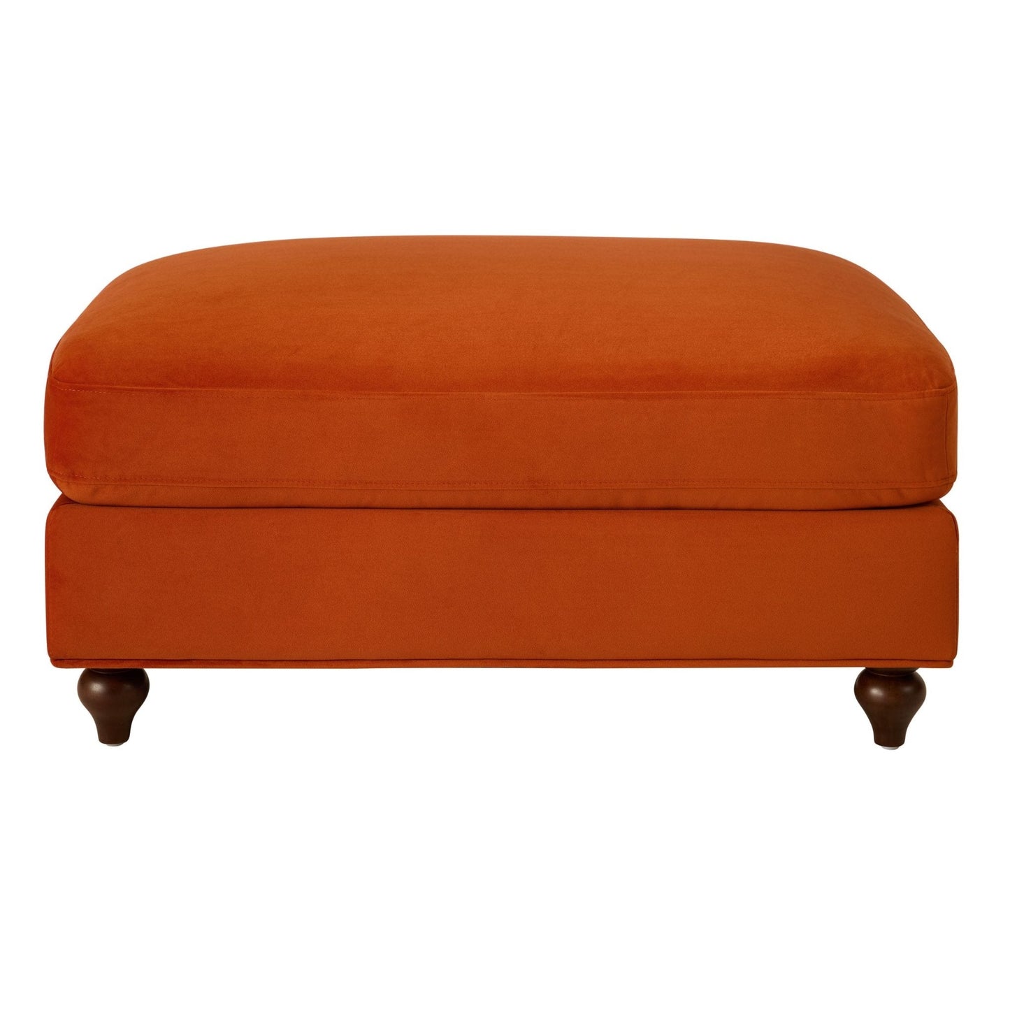 DUS-CC2-02704 Grade-B Dusk Hampshire Pouffe - Bright Orange RRP £199.00