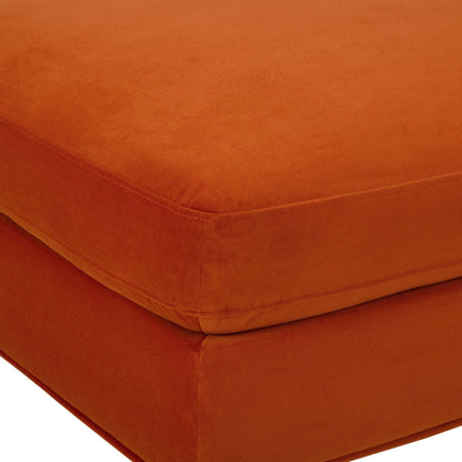 DUS-CC2-02704 Grade-B Dusk Hampshire Pouffe - Bright Orange RRP £199.00