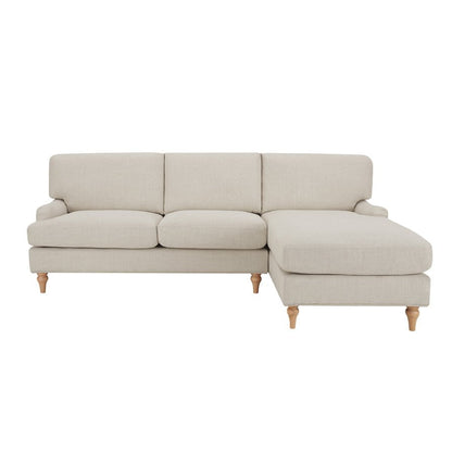 DUS-CC2-04969 Grade-BER Dusk Hampshire Right Hand Chaise Sofa - Beige RRP £809.00