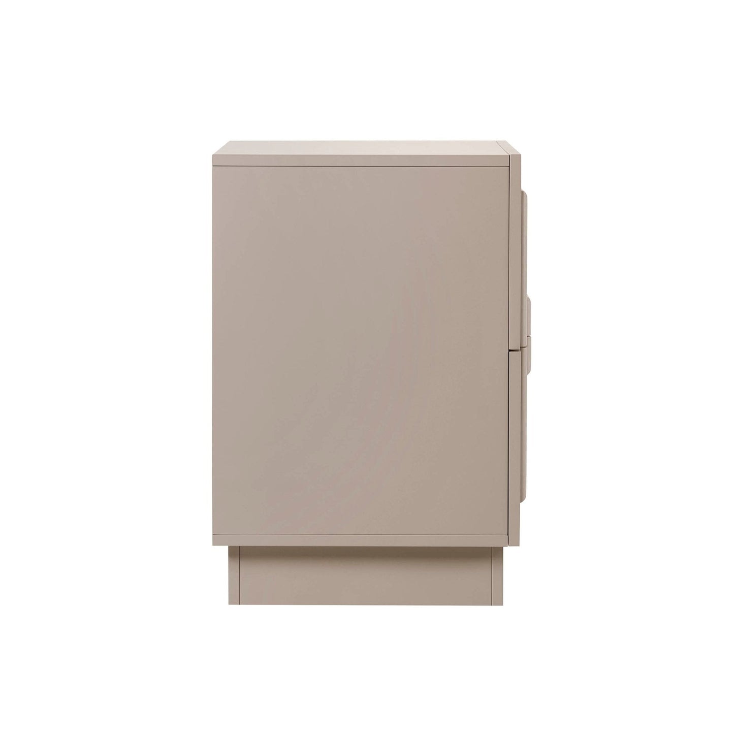 DUS-CC2-04163 Grade-B Dusk Pair of Harlow 2 Drawer Bedside Table - Taupe
 (set of 2) RRP £258.00