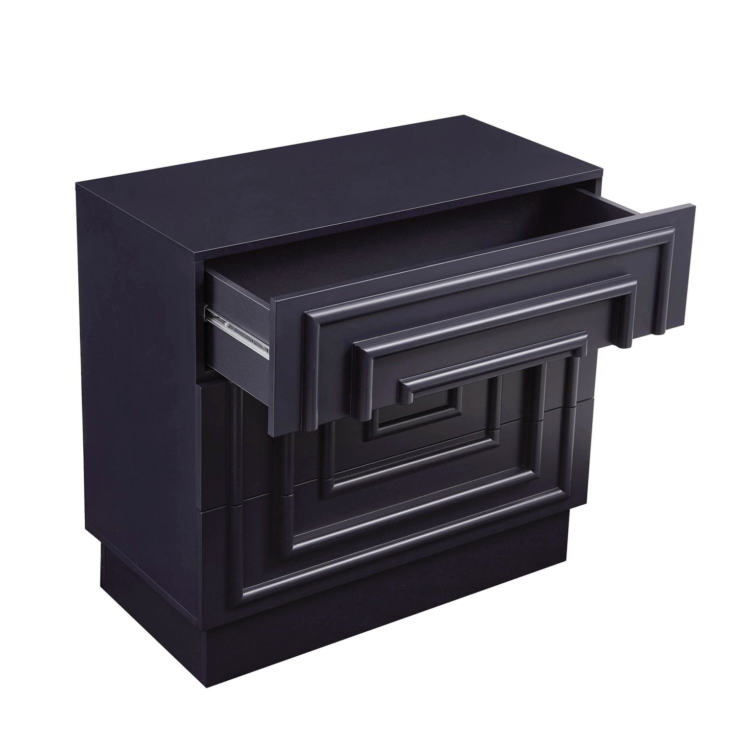 DUS-CC2-04052 Grade-C1 Dusk Harlow 3 Drawer Chest - Midnight RRP £199.00
