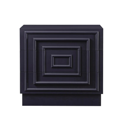 DUS-CC2-04052 Grade-C1 Dusk Harlow 3 Drawer Chest - Midnight RRP £199.00