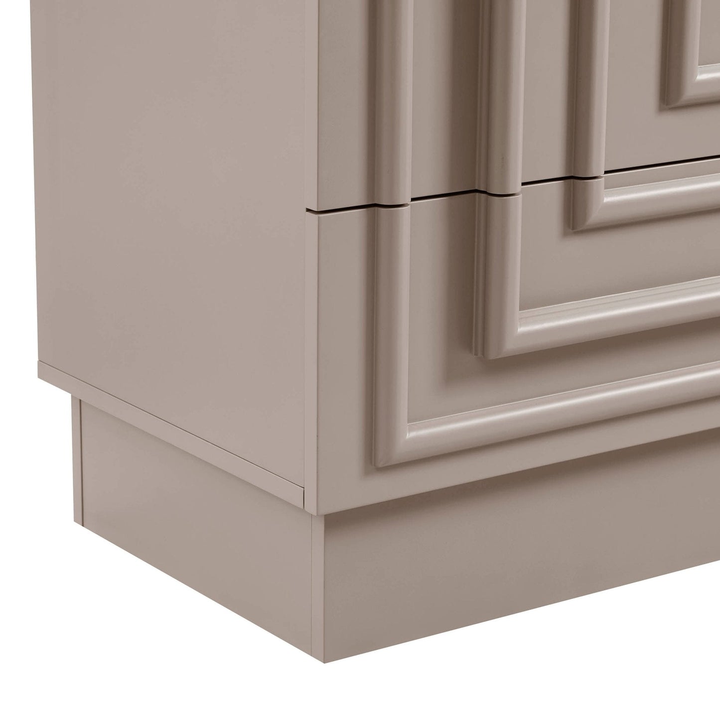 DUS-CC2-03966 Grade-B Dusk Harlow 3 Drawer Chest - Taupe RRP £199.00