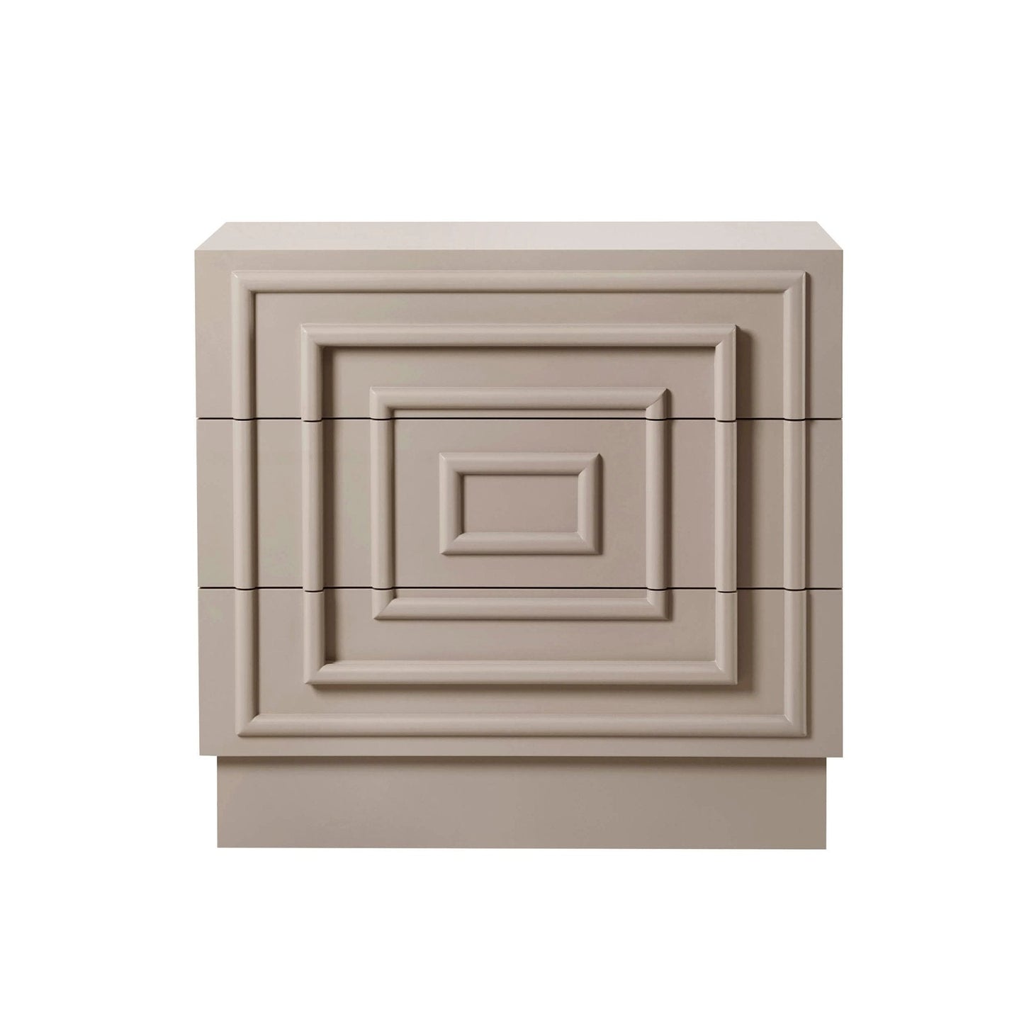 DUS-CC2-03966 Grade-B Dusk Harlow 3 Drawer Chest - Taupe RRP £199.00