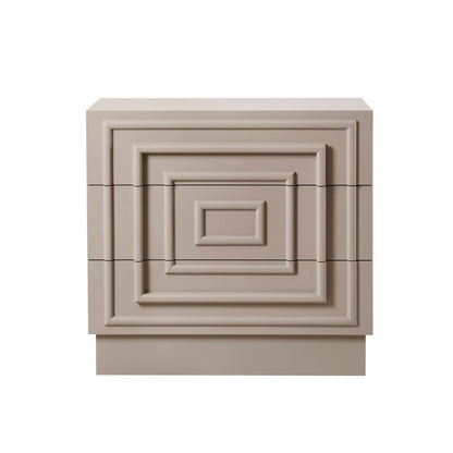 DUS-CC2-04053 Grade-B Dusk Harlow 3 Drawer Chest - Taupe RRP £199.00