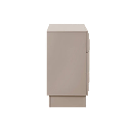 DUS-CC2-03966 Grade-B Dusk Harlow 3 Drawer Chest - Taupe RRP £199.00