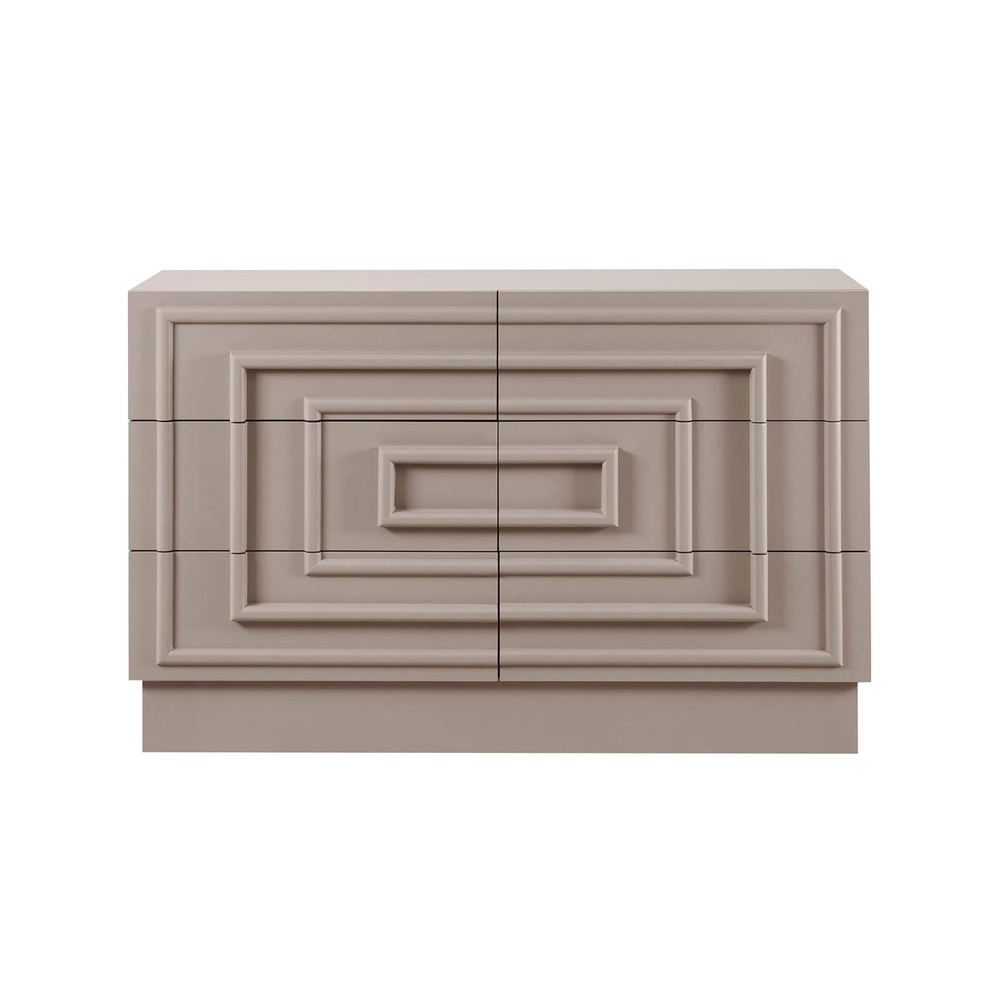 DUS-CC2-04164 Grade-B Dusk Harlow 6 Drawer Chest - Taupe RRP £269.00