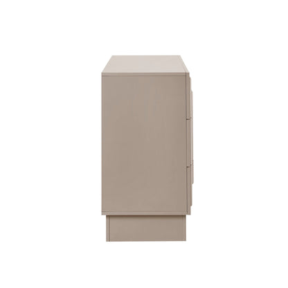 DUS-CC2-04164 Grade-B Dusk Harlow 6 Drawer Chest - Taupe RRP £269.00