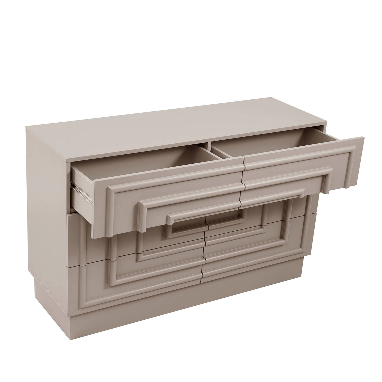 DUS-CC2-04164 Grade-B Dusk Harlow 6 Drawer Chest - Taupe RRP £269.00