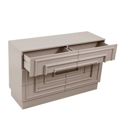 DUS-CC2-04164 Grade-B Dusk Harlow 6 Drawer Chest - Taupe RRP £269.00