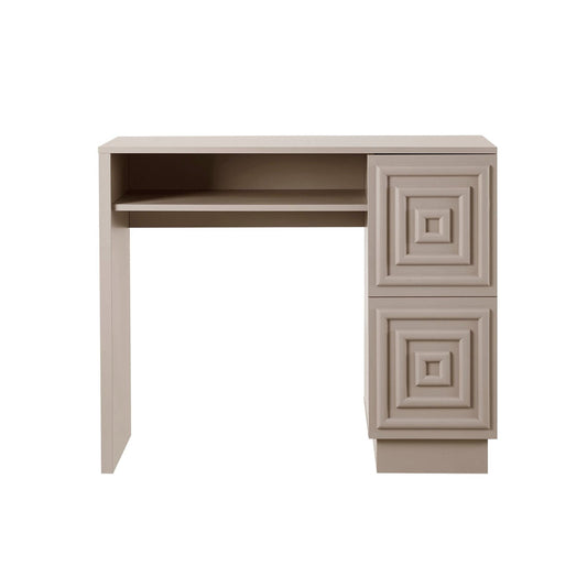 DUS-BTS-63066 Grade-B Dusk Harlow Dressing Table - Taupe RRP £179