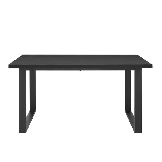 DUS-APM-47081 Grade-B Dusk Harper 4-6 Seater Dining Table - Black RRP £309