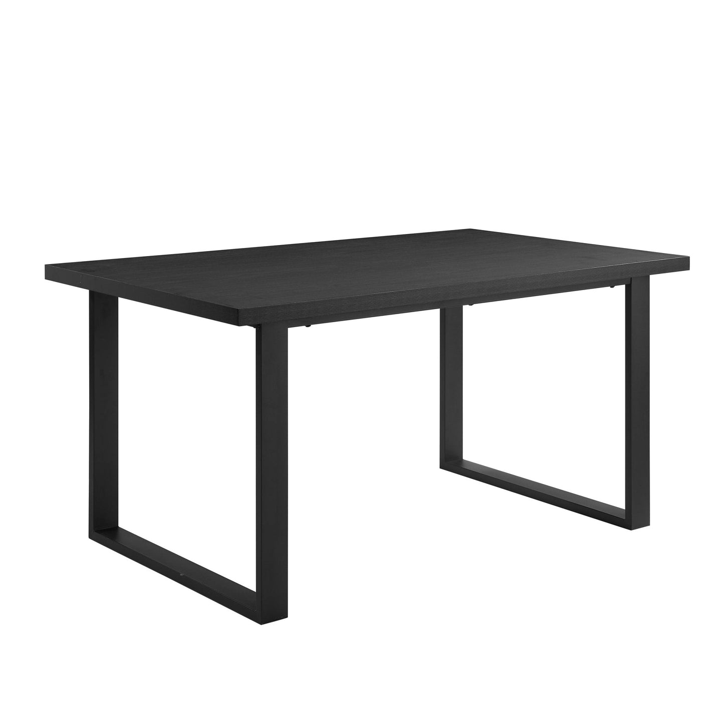 DUS-GOL-05239 Grade-B Dusk Harper 4-6 Seater Dining Table - Black RRP £229