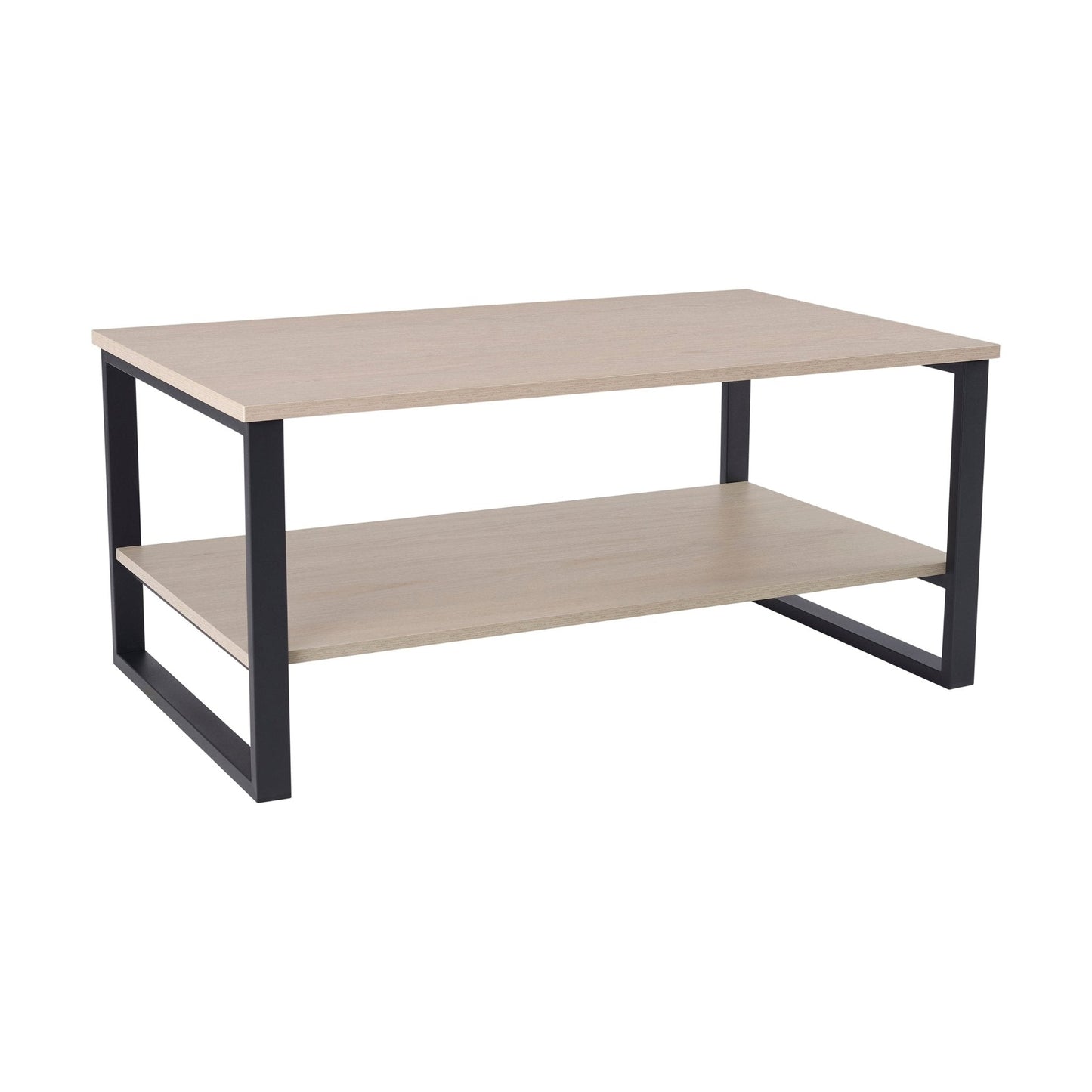 DUS-GOL-07440 Grade-B Dusk Harper Coffee Table - Natural/Black RRP £89