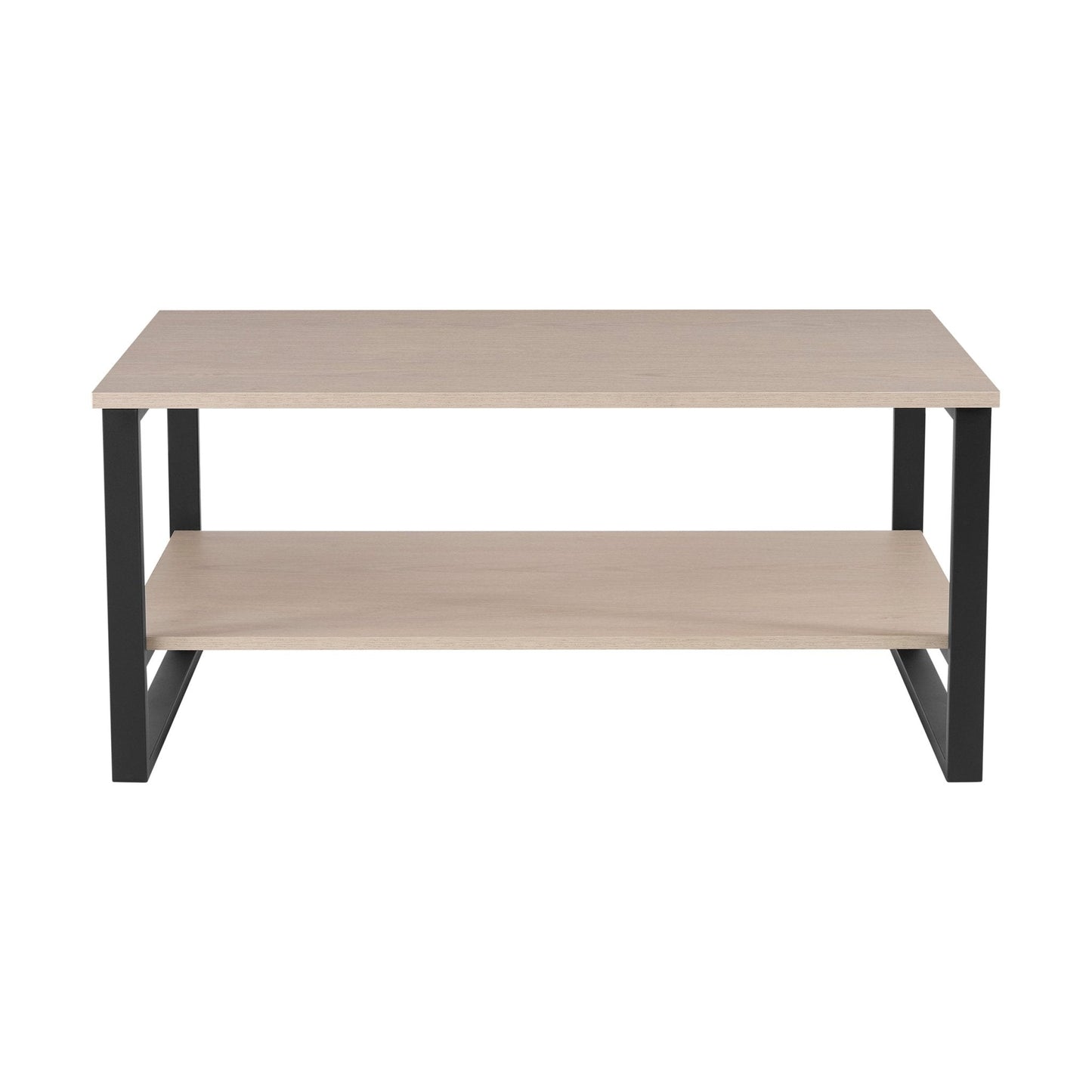 DUS-GOL-07440 Grade-B Dusk Harper Coffee Table - Natural/Black RRP £89