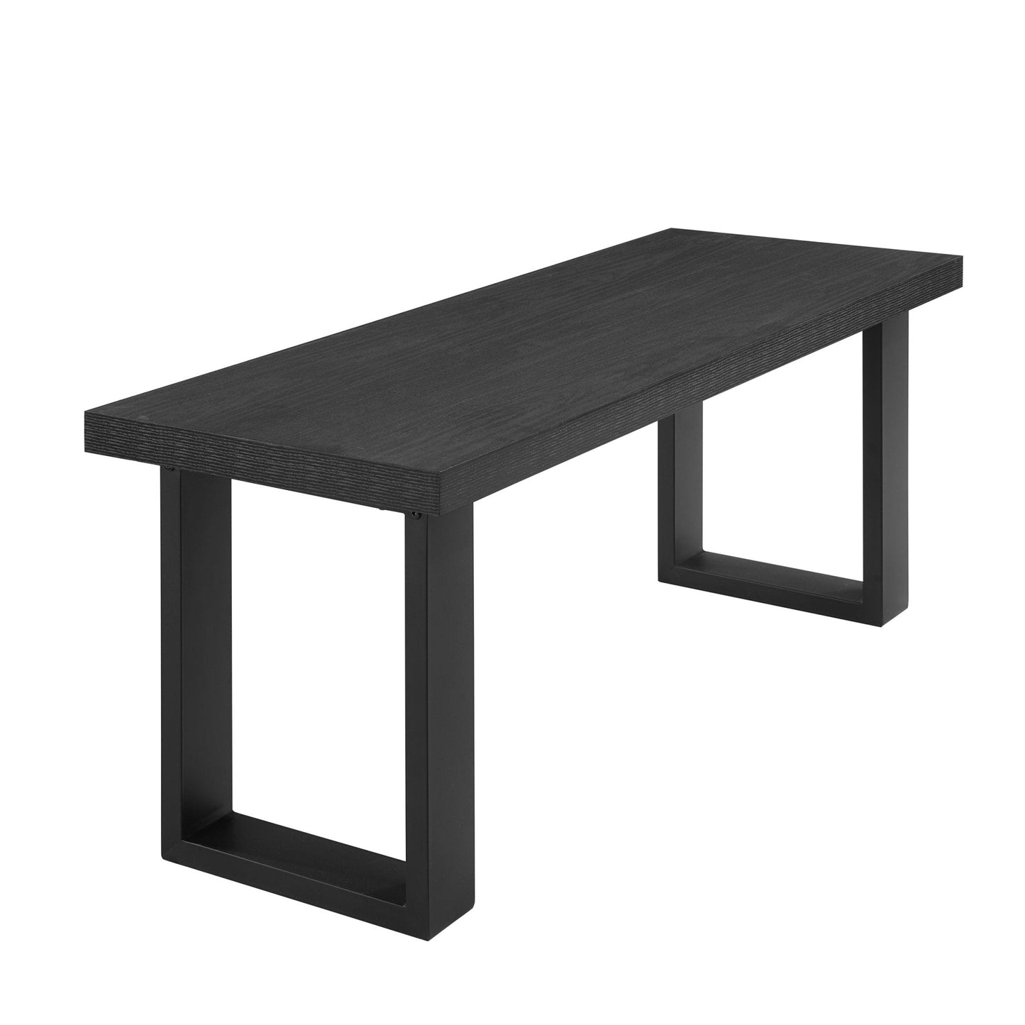DUS-GOL-04869 Grade-B Dusk Harper Dining Bench - Black RRP £99