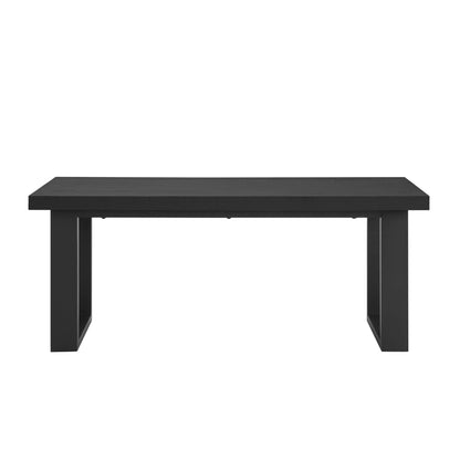 DUS-GOL-04869 Grade-B Dusk Harper Dining Bench - Black RRP £99