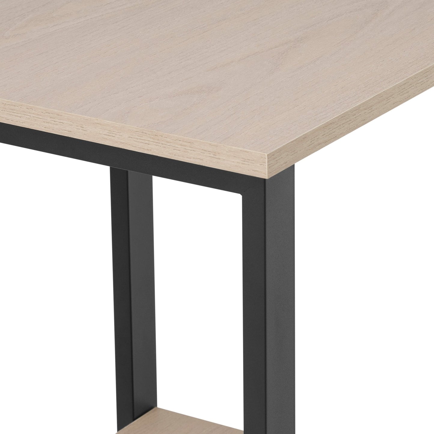 DUS-GOL-03400 Grade-B Dusk Harper Side Table - Natural/Black RRP £71