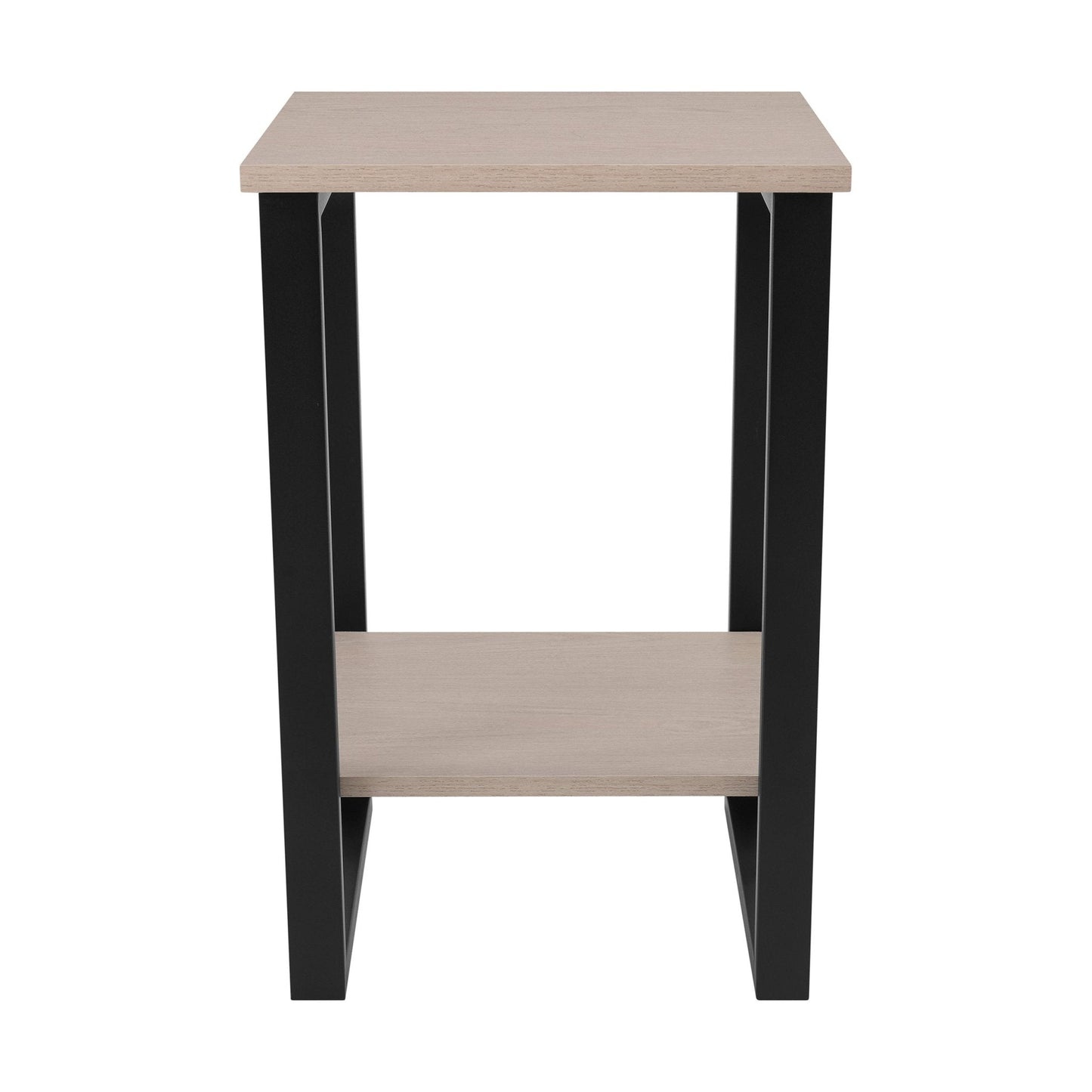 DUS-GOL-03400 Grade-B Dusk Harper Side Table - Natural/Black RRP £71