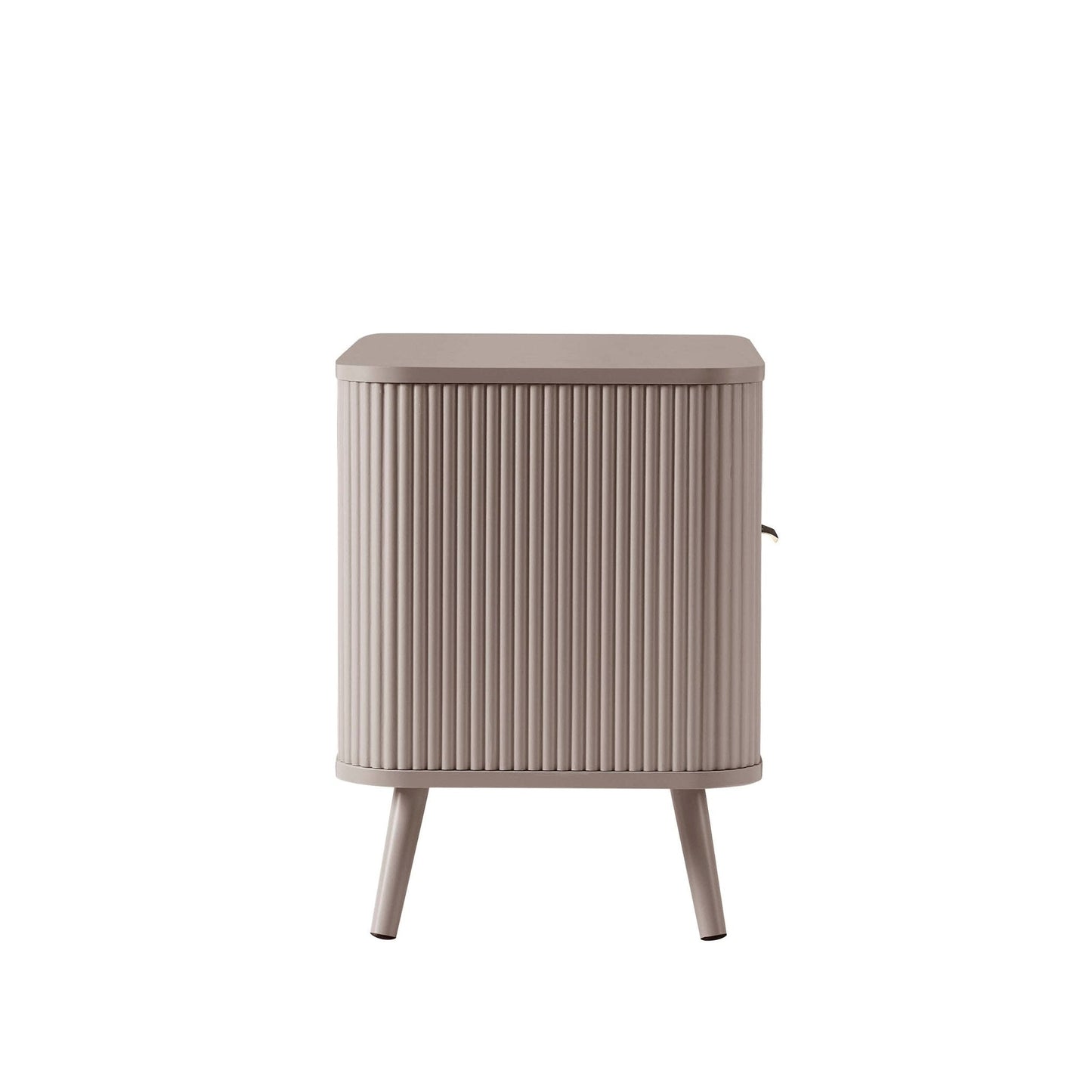 DUS-CC2-05120 Grade-BER Dusk Hattie 1 Drawer Nightstand - Taupe RRP £89.00
