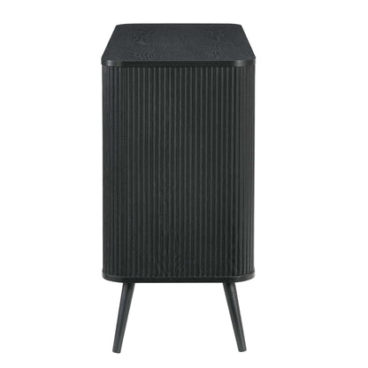 DUS-CC2-04998 Grade-C1 Dusk Hattie 2 Door Sideboard - Black RRP £229.00