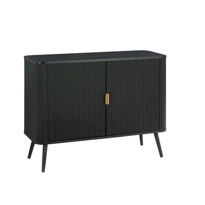 DUS-CC2-04771 Grade-B Dusk Hattie 2 Door Sideboard - Black RRP £229.00