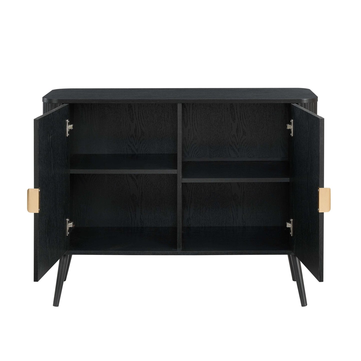 DUS-CC2-04998 Grade-C1 Dusk Hattie 2 Door Sideboard - Black RRP £229.00