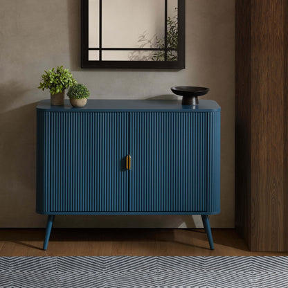 DUS-CC2-02713 Grade-B Dusk Hattie 2 Door Sideboard - Teal RRP £229.00