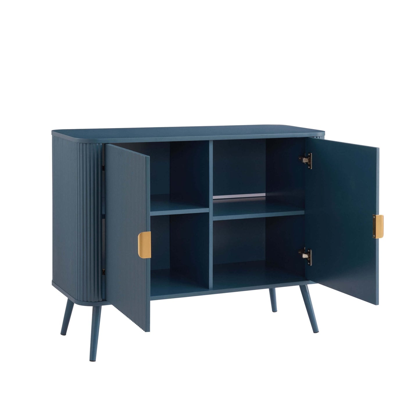 DUS-CC2-02713 Grade-B Dusk Hattie 2 Door Sideboard - Teal RRP £229.00