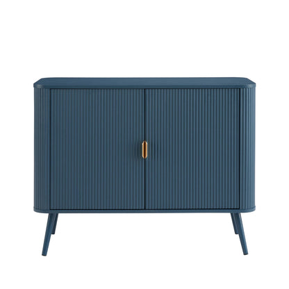 DUS-CC2-02713 Grade-B Dusk Hattie 2 Door Sideboard - Teal RRP £229.00