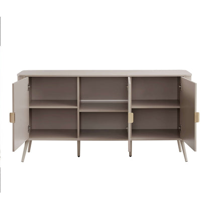 DUS-CC2-03884 Grade-B Dusk Hattie 3 Door Sideboard - Taupe RRP £279.00