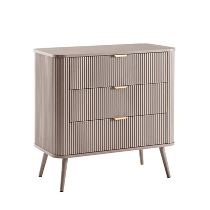 DUS-CC2-04274 Grade-B Dusk Hattie 3 Drawer Small Chest - Taupe RRP £189.00