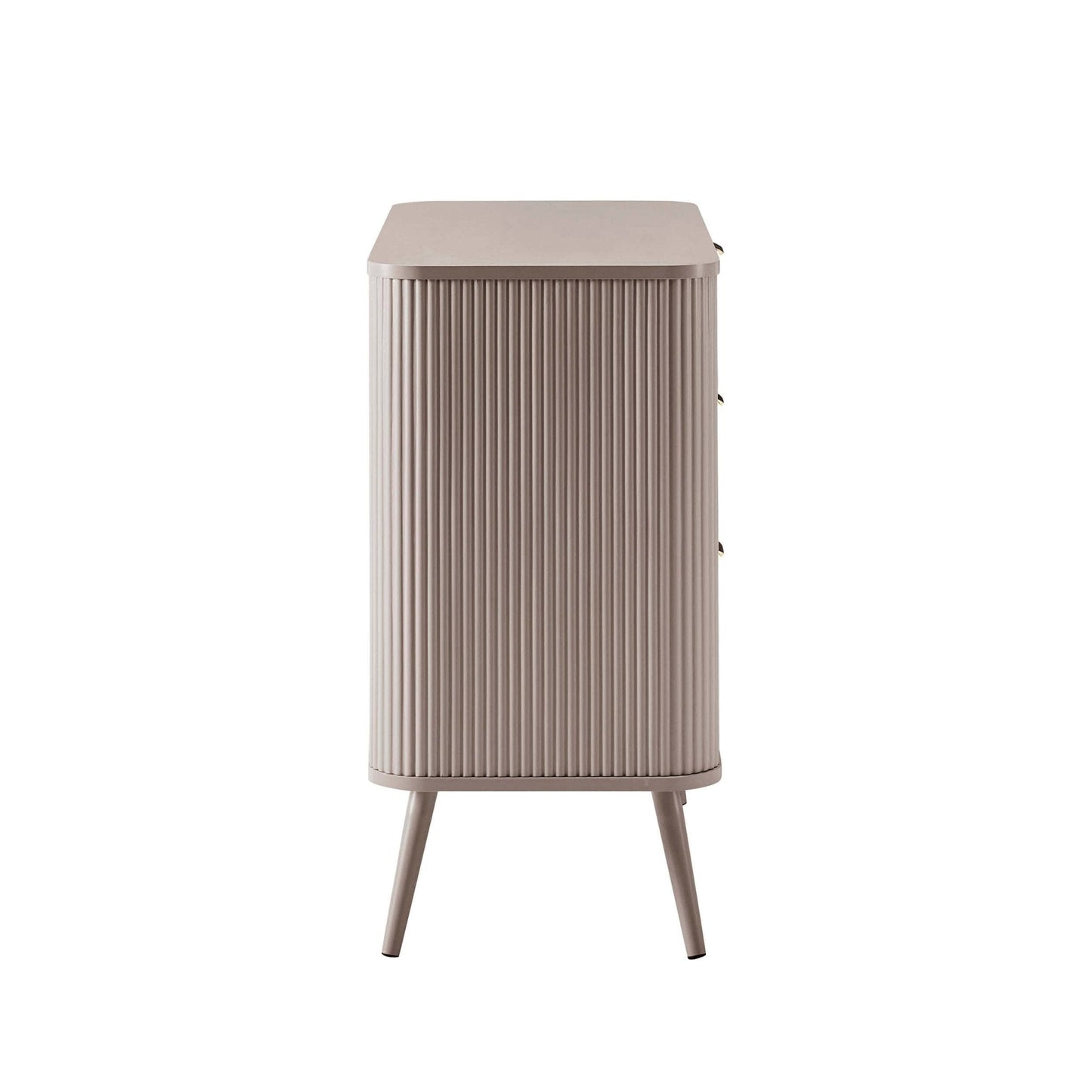 DUS-CC2-04274 Grade-B Dusk Hattie 3 Drawer Small Chest - Taupe RRP £189.00