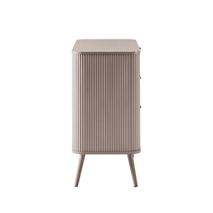 DUS-CC2-04274 Grade-B Dusk Hattie 3 Drawer Small Chest - Taupe RRP £189.00