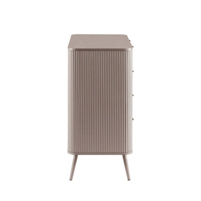 DUS-CC2-03370 Grade-B Dusk Hattie 5 Drawer Chest - Taupe RRP £249.00