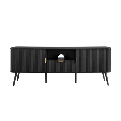 DUS-CC2-05000 Grade-C3 Dusk Hattie TV Unit for TVs up to 65" - Black RRP £219.00
