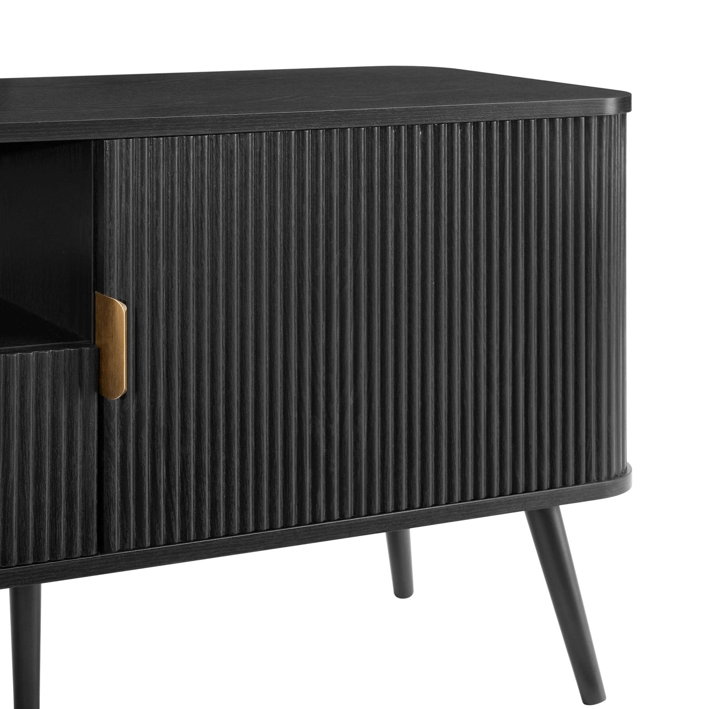 DUS-CC2-05000 Grade-C3 Dusk Hattie TV Unit for TVs up to 65" - Black RRP £219.00