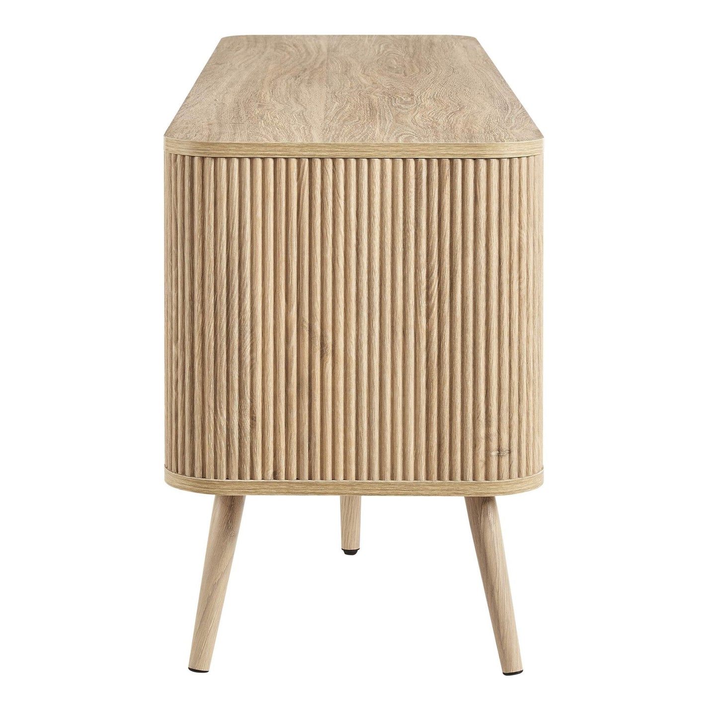 DUS-CC2-04024 Grade-B Dusk Hattie TV Unit - Light Wood RRP £249.00