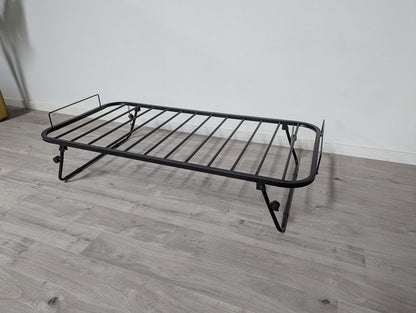 DRE-BED-00118 Grade-B Dreams Oliver Guest Bed Matt Black RRP £225.00