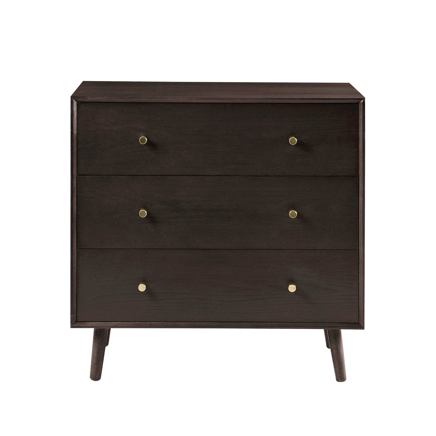 DUS-CC2-02592 Grade-C3 Dusk A pair of Heidi Oak 3 Drawer Chest - Walnut RRP £498.00