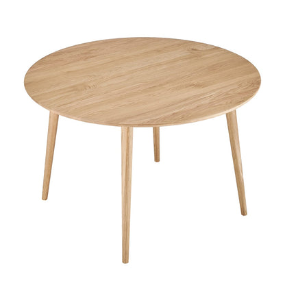 DUS-CC2-02925 Grade-B Dusk Heidi Solid Oak 4-6 Seater Round Dining Table - Natural RRP £399.00