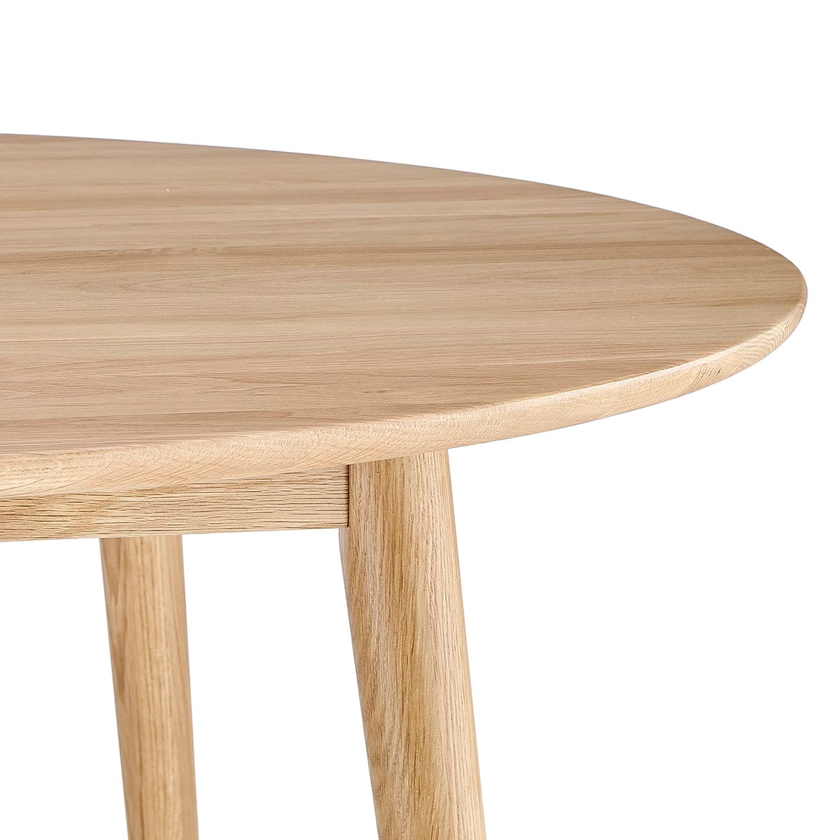 DUS-CC2-02925 Grade-B Dusk Heidi Solid Oak 4-6 Seater Round Dining Table - Natural RRP £399.00